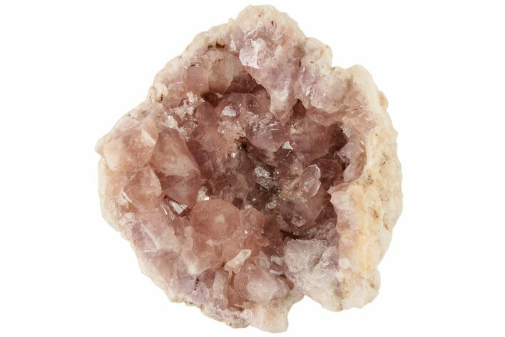 2.4" Beautiful, Pink Amethyst Geode Section - Argentina